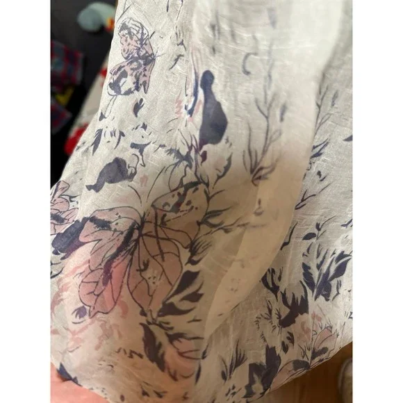 Made in Italy 100% Silk top - Picture 2 of 7